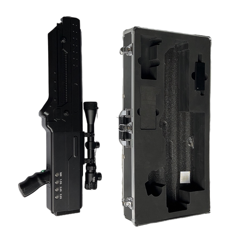  通江手持便携式枪型低空防御反制四通道A型